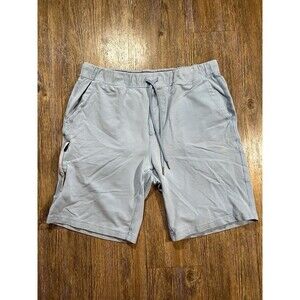 Mack Weldon Ace Sweat Shorts Mens Medium Blue Drawstring Pocket Lounge Athletic